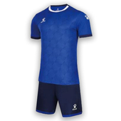 Футбольная форма KELME Динамо Москва short-sleeved football suit синяя