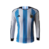 Футболка Аргентина домашняя длинный рукав