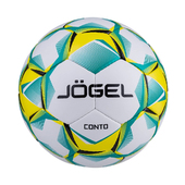 Мяч футбольный Jögel Conto №5 бело-зелёный