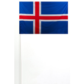 Исландия флаг маленький 14х21см